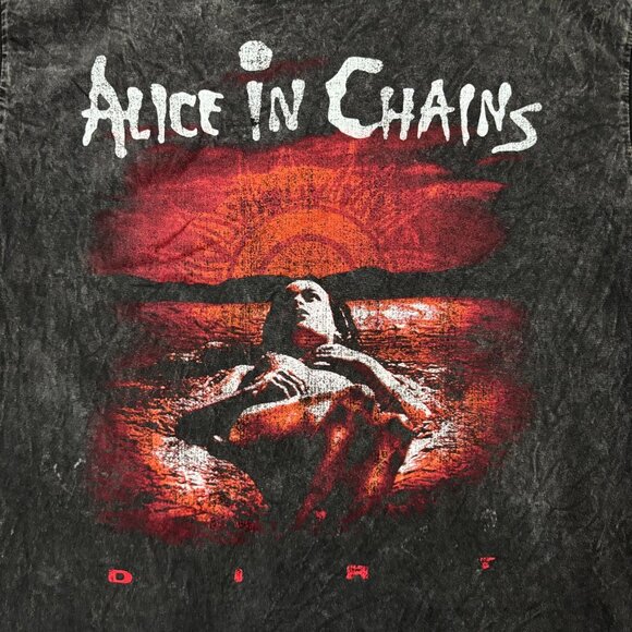 Alice In Chains Dirt Seattle WA Est 1987 Grunge Band Tee L - Picture 2 of 4